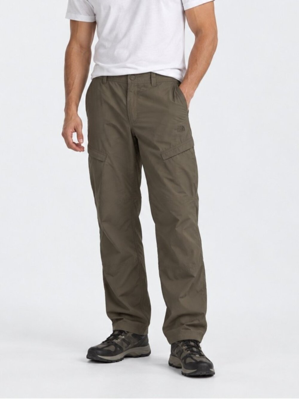 The North Face Mens Size 36x30 Cargo Hiking Pants Brown Outdoor Utility Nylon